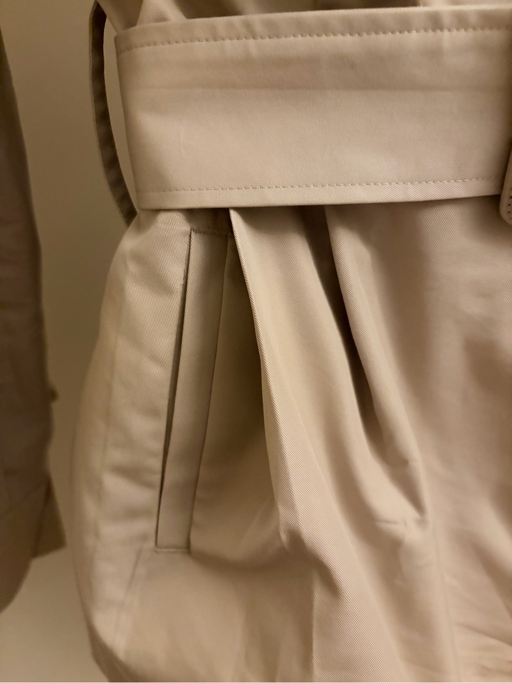 Helsa—Khaki Trench Coat Jumpsuit/Romper, Sz S, MINT - Picture 9 of 16